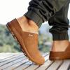 imageBEARPAW Mens Bruce Slipper  Mens Classic Suede  Mens Slip On Shoes  Comfortable Casual ShoesHickory