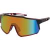 imageBEARPAW Mens Plastic Sport Shield EcoFriendly SunglassBlackRed
