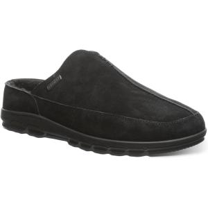imageBEARPAW Mens Bruce Slipper  Mens Classic Suede  Mens Slip On Shoes  Comfortable Casual ShoesBlack