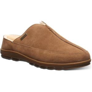 imageBEARPAW Mens Bruce Slipper  Mens Classic Suede  Mens Slip On Shoes  Comfortable Casual ShoesHickory