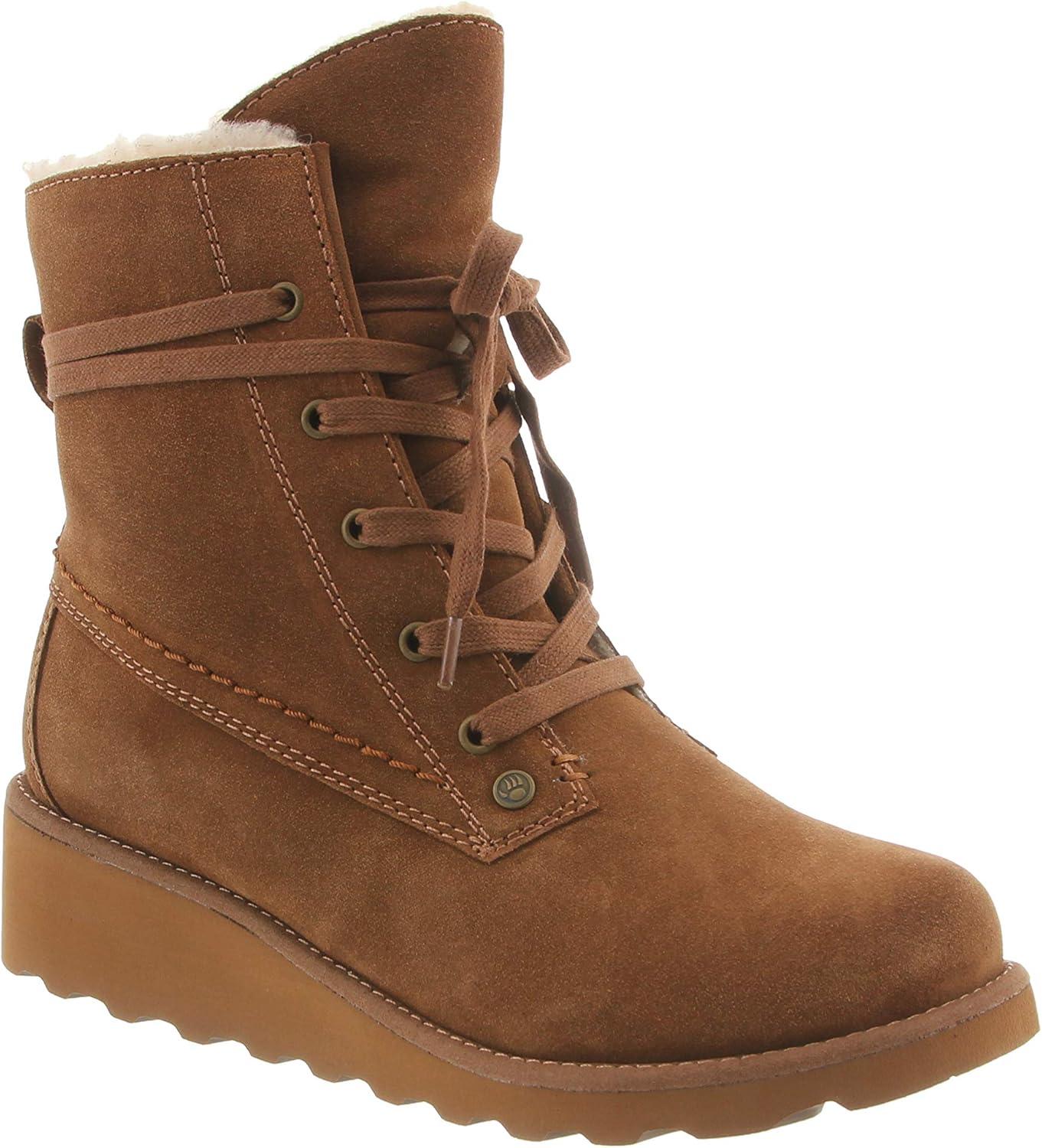 imageBEARPAW Womens Krista  Multiples Sizes ampamp Colors  Womens Classic Suede Boots  Comfortable Winter Slip On BootHickory
