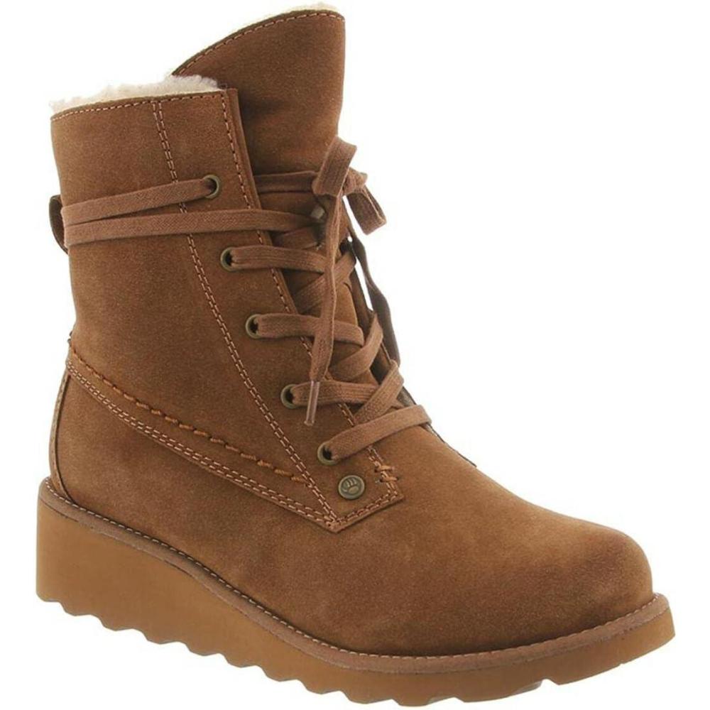 imageBEARPAW Womens Krista  Multiples Sizes ampamp Colors  Womens Classic Suede Boots  Comfortable Winter Slip On BootHickory Ii