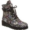 imageBEARPAW Womens Krista  Multiples Sizes ampamp Colors  Womens Classic Suede Boots  Comfortable Winter Slip On BootBlack Black Print 004