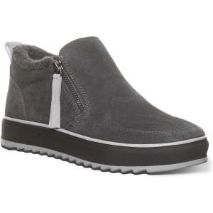 imageBEARPAW Womens Amanza Bootie  Classic Suede Zipper Boot  Comfortable Winter Boot  Multiple Colors ampamp SizesGraphite