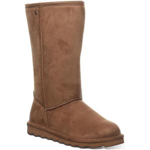imageBEARPAW Womens Elle Tall Vegan Hickory Size 8  Womens Slip On Boots  Comfortable Suede Winter Boot