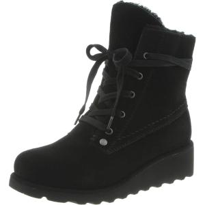 imageBEARPAW Womens Krista  Multiples Sizes ampamp Colors  Womens Classic Suede Boots  Comfortable Winter Slip On BootBlack Ii