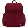 imageBEARPAW Womens Backpack  Puffy Quilted Top Open Backpack for Women Laptop Bag for Work ampamp Travel  Fits Most 15quot Laptops BlackBurgundy