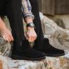 imageBEARPAW Mens Nick Boot  Mens Boot Classic Suede  Mens Boots  Comfortable Winter BootBlack