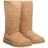 imageBEARPAW Womens Elle Tall Iced Coffee Size 7  Womens Classic Suede Pull On Comfortable Winter Boot
