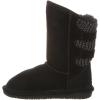 imageBEARPAW Youth Boshie Multiple Colors  Youths Boot Classic Suede  Kids Slip On Boot  Comfortable Winter BootBlack