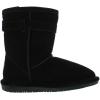 imageBEARPAW Youth Boshie Multiple Colors  Youths Boot Classic Suede  Kids Slip On Boot  Comfortable Winter BootBlackBlack