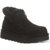 imageBEARPAW Womens Maeve Platform Lo Waterproof Suede Ankle BootsBlack Ii