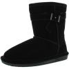 imageBEARPAW Youth Boshie Multiple Colors  Youths Boot Classic Suede  Kids Slip On Boot  Comfortable Winter BootBlackBlack