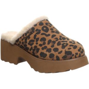 imageBEARPAW Womens Marnie Black SlipperTobacco Leopard