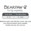 imageBEARPAW Womens 5 Pair Pack Super Soft Modern Multicolor Assorted Easy Care Solid Crew Socks With Scallop Edge Neutral ColorsEgret