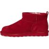 imageBEARPAW Womens Shorty Multiple Colors  Womens Ankle Boot  Womens Slip On Boot  Comfortable Winter BootRed Dahlia