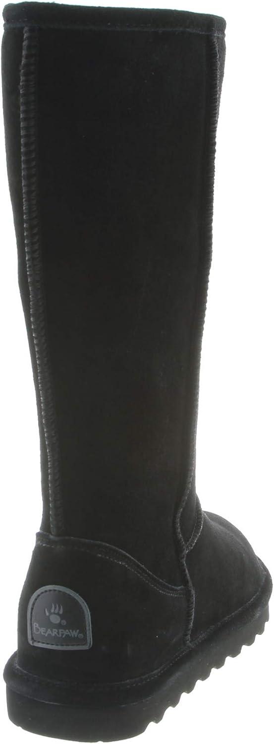 imageBEARPAW Elle Tall Youth Multiple Colors  Youths Boot Classic Suede  Youths Slip On Boot  Comfortable Winter BootBlack Ii
