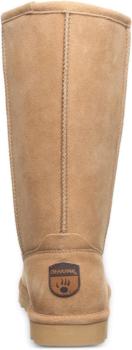 imageBEARPAW Elle Tall Youth Multiple Colors  Youths Boot Classic Suede  Youths Slip On Boot  Comfortable Winter BootIced Coffee