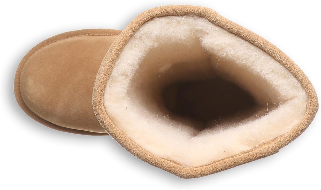 imageBEARPAW Elle Tall Youth Multiple Colors  Youths Boot Classic Suede  Youths Slip On Boot  Comfortable Winter BootIced Coffee