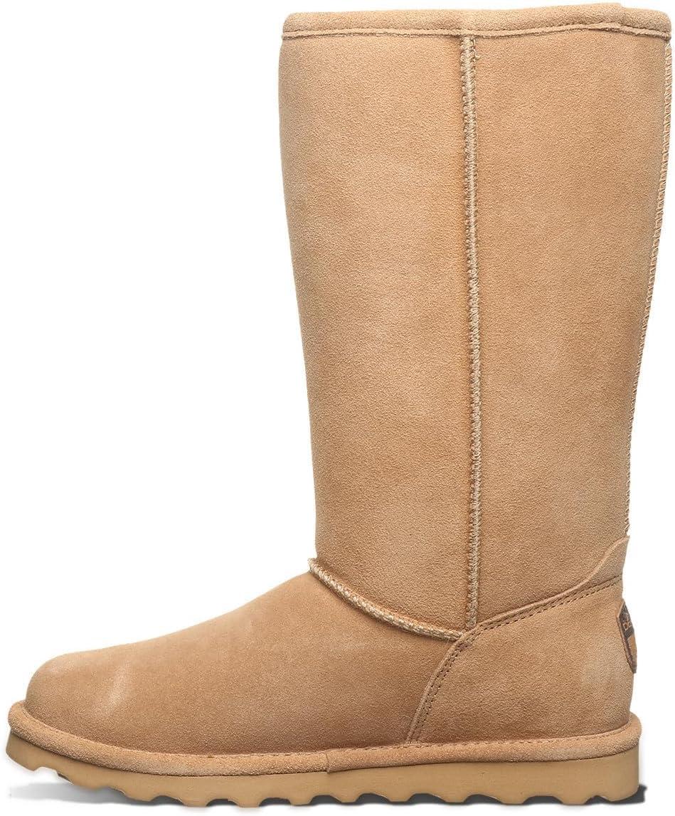 imageBEARPAW Elle Tall Youth Multiple Colors  Youths Boot Classic Suede  Youths Slip On Boot  Comfortable Winter BootIced Coffee