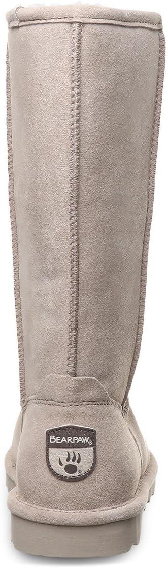 imageBEARPAW Elle Tall Youth Multiple Colors  Youths Boot Classic Suede  Youths Slip On Boot  Comfortable Winter BootMushroom