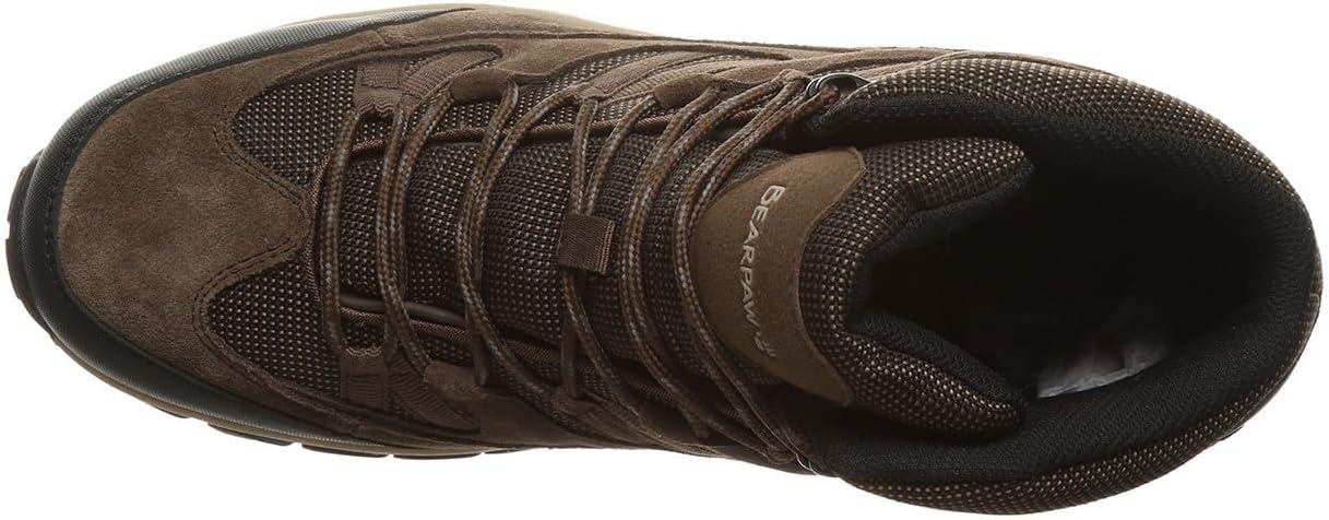 imageBEARPAW Mens Tallac Multiple Colors  Bootie  Hiker Boot  Comfortable Hiking BootChocolate