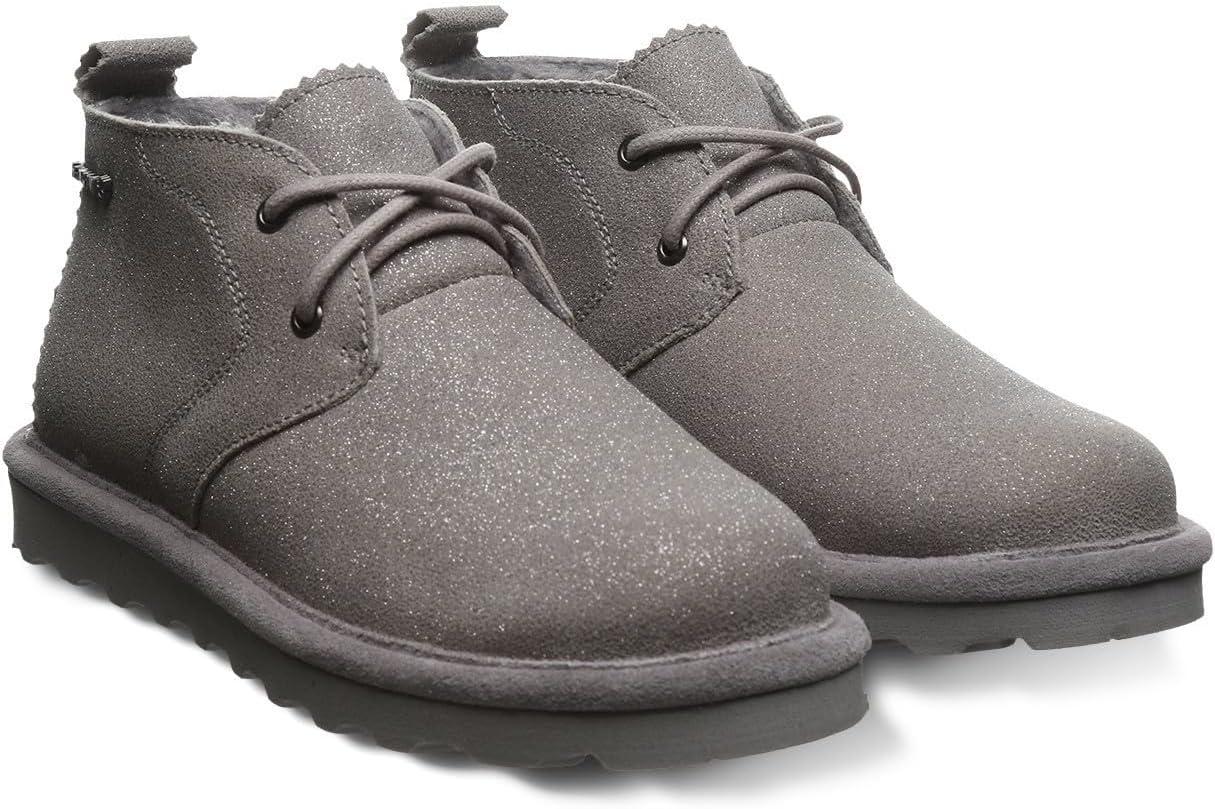 imageBEARPAW Skye Womens Leather Chukka Boots  2578WGray Fog Caviar