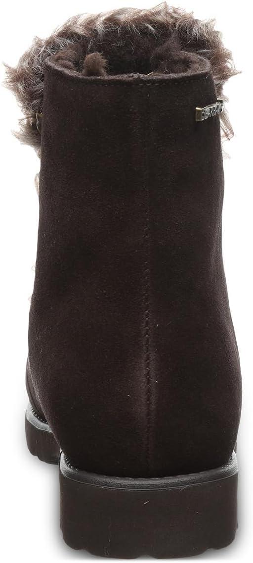 imageBEARPAW Womens Alisa Classic Suede Boot  Lightweight LaceUp BootChocolate