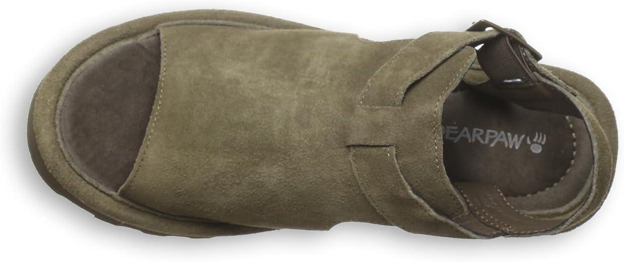 imageBEARPAW Womens Ascend Black SandalDark Olive