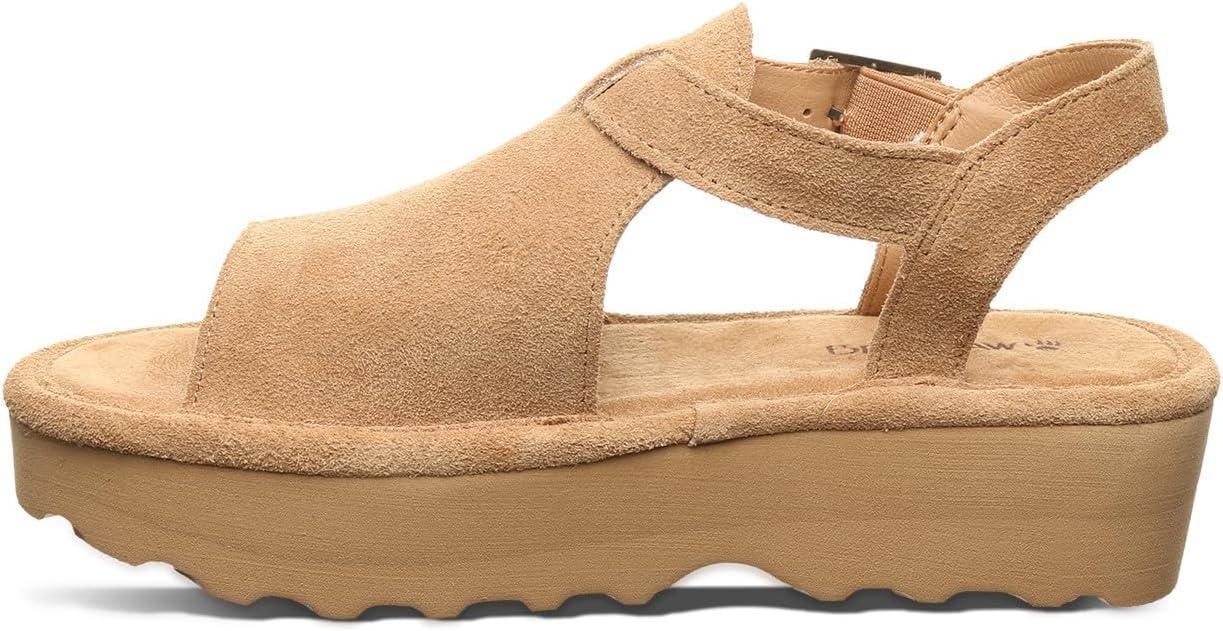 imageBEARPAW Womens Ascend Black SandalIced Coffee