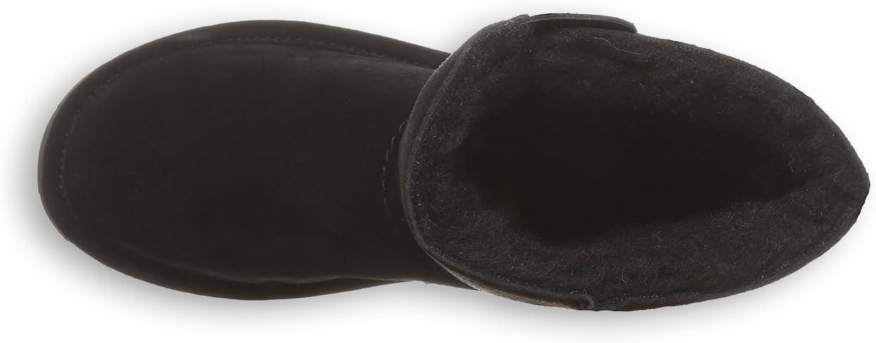 imageBEARPAW Womens Aurelia Boot  Womens Boot Classic Suede  Womens Pull On Boot  Comfortable Winter Boot  Multiple Colors ampamp SizesBlack Ii