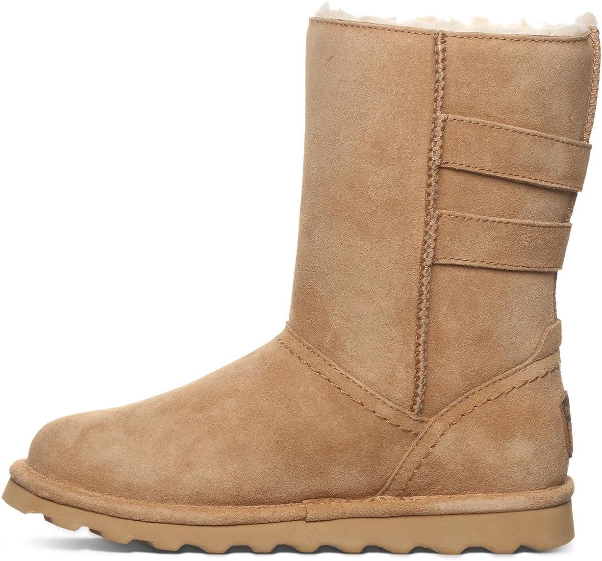 imageBEARPAW Womens Aurelia Boot  Womens Boot Classic Suede  Womens Pull On Boot  Comfortable Winter Boot  Multiple Colors ampamp SizesIced Coffee