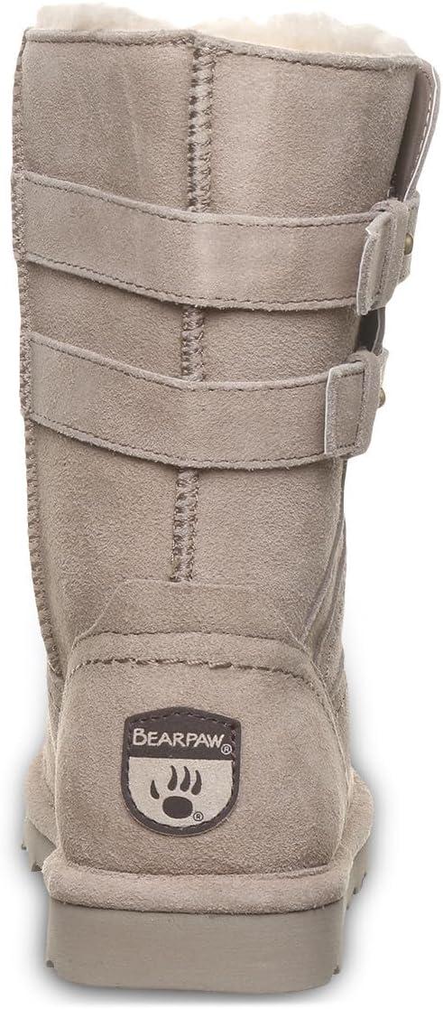 imageBEARPAW Womens Aurelia Boot  Womens Boot Classic Suede  Womens Pull On Boot  Comfortable Winter Boot  Multiple Colors ampamp SizesMushroom