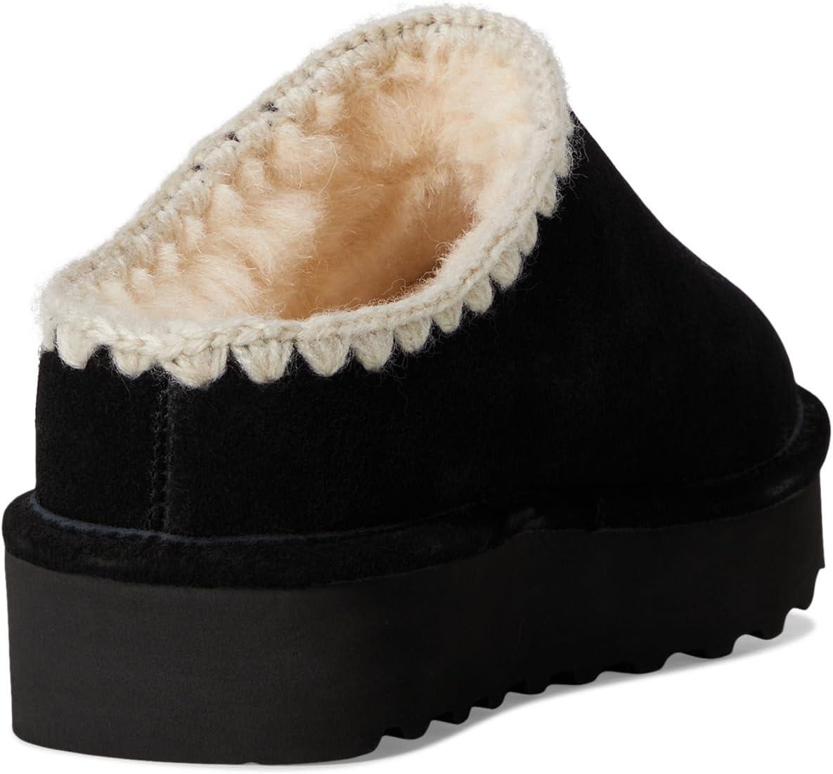 imageBEARPAW Womens Crochet Martis SlipperBlack Ii