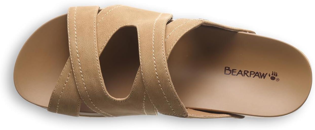 imageBEARPAW Womens Crux Black SandalIced Coffee