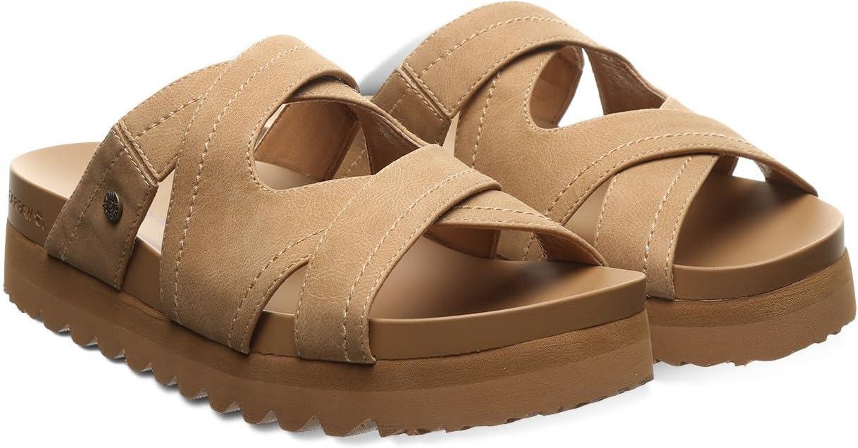 imageBEARPAW Womens Crux Black SandalIced Coffee