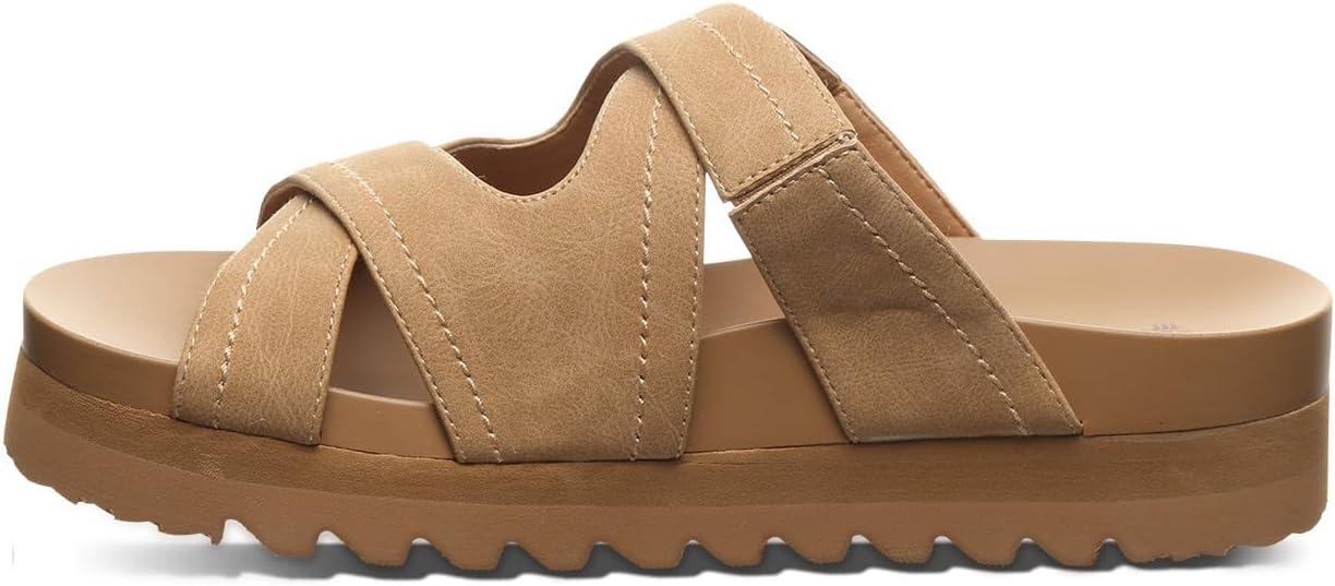 imageBEARPAW Womens Crux Black SandalIced Coffee