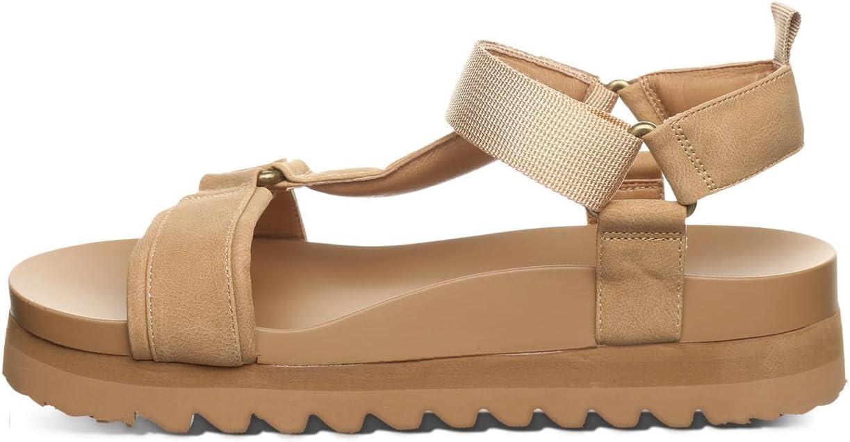 imageBEARPAW Womens Hydra Black SandalIced Coffee