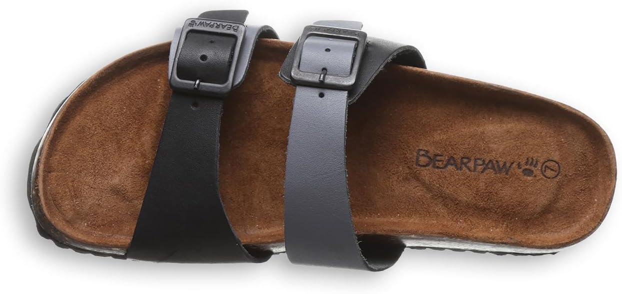 imageBEARPAW Womens Julieta II Sandal  Womens Sandal  Womens Shoe  Comfortable Lightweight SandalsBlackGrey