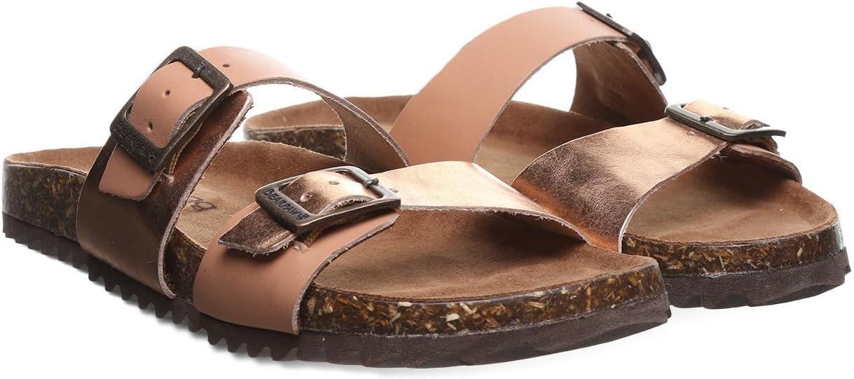 imageBEARPAW Womens Julieta II Sandal  Womens Sandal  Womens Shoe  Comfortable Lightweight SandalsLuggageRose Gold