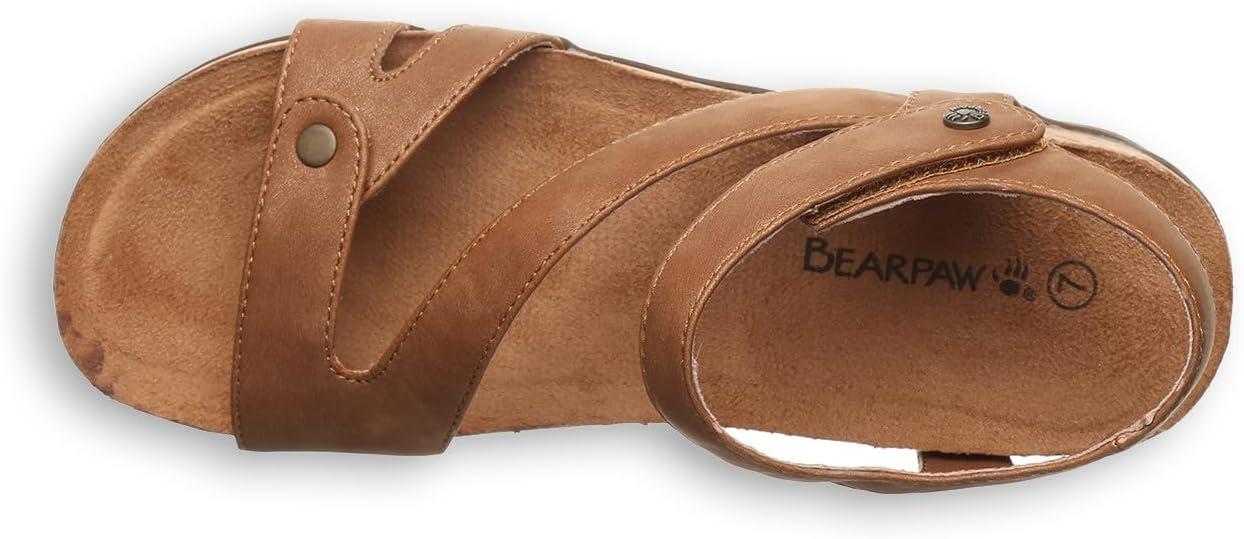 imageBEARPAW Womens Solana Black SandalHickory