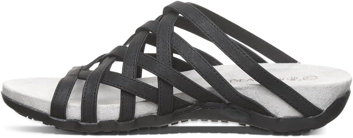 imageBEARPAW Womens Zinnia Sandal  Womens Sandal  Womens Shoe  Comfortable ampamp Lightweight  Multiple Colors ampamp SizesBlack