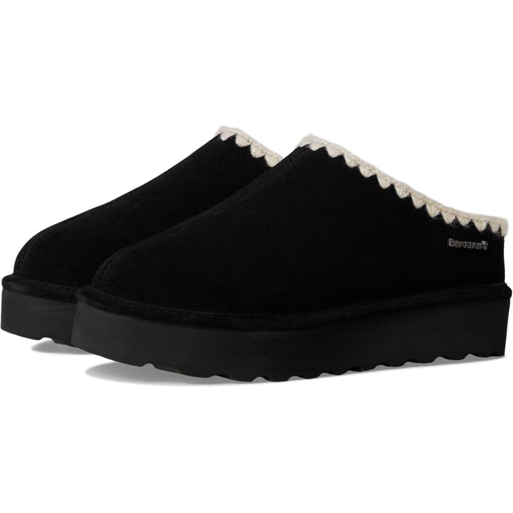 imageBEARPAW Womens Crochet Martis SlipperBlack Ii
