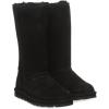 imageBEARPAW Elle Tall Youth Multiple Colors  Youths Boot Classic Suede  Youths Slip On Boot  Comfortable Winter BootBlack