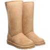 imageBEARPAW Womens Elle Tall Vegan Iced Coffee Size 9  Womens Boot Classic Suede  Womens Slip On Boot  Comfortable Winter Boot