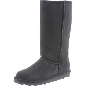 imageBEARPAW Elle Tall Youth Multiple Colors  Youths Boot Classic Suede  Youths Slip On Boot  Comfortable Winter BootCharcoal