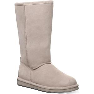 imageBEARPAW Elle Tall Youth Multiple Colors  Youths Boot Classic Suede  Youths Slip On Boot  Comfortable Winter BootMushroom