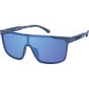 imageBEARPAW mens Bearpaw Mens Flat Top Shield Ecofriendly Sunglass Rectangular SunglassesMatte Blue