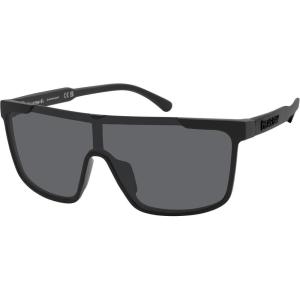 imageBEARPAW mens Bearpaw Mens Flat Top Shield Ecofriendly Sunglass Rectangular SunglassesMatte Black