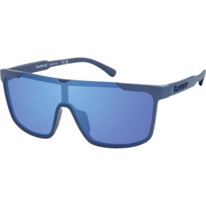 imageBEARPAW mens Bearpaw Mens Flat Top Shield Ecofriendly Sunglass Rectangular SunglassesMatte Blue